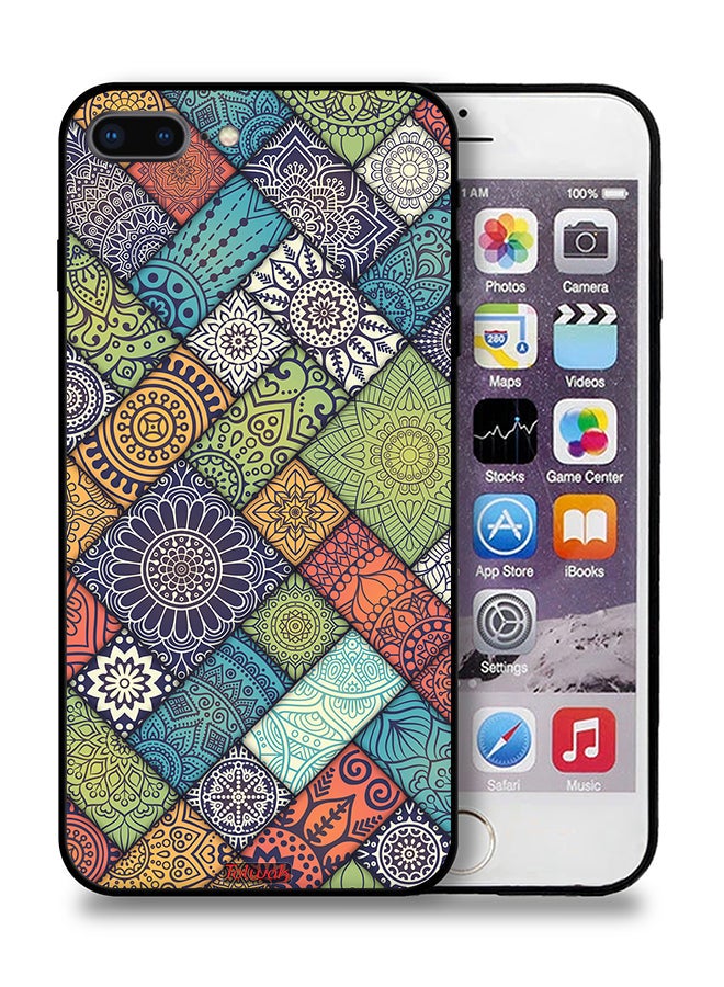 Tolwak Apple iPhone 7 Plus Protective Case Mandala Pattern - Image 1