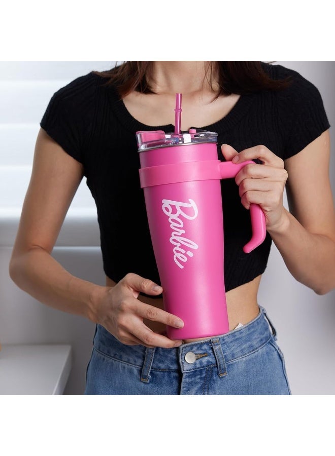 Miniso زجاجة مياه We Bare Bears مع قشة باللون الأصفر - Image 4