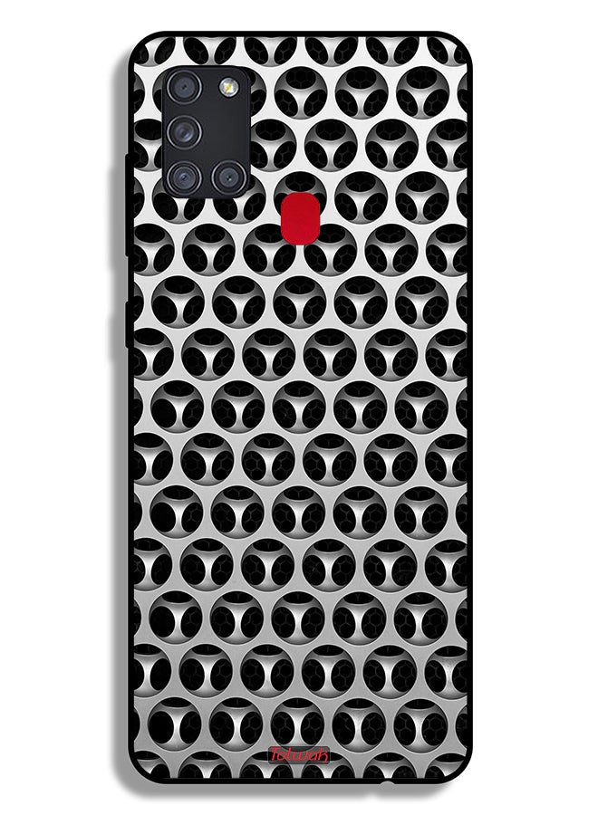 Tolwak Samsung Galaxy A21s Protective Case Cover Horology Hands Pattern - Image 1