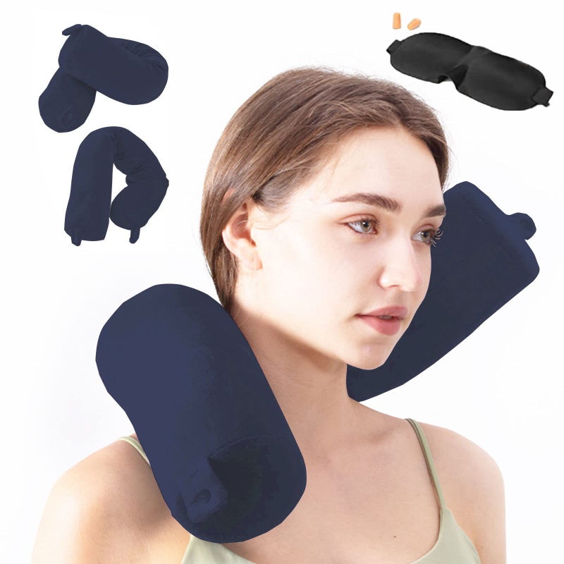 Hxcxrst Hxcxrst Travel PillowTwist Memory Foam Neck Pillow Support Pillow Used for Neck Chin Waist and Leg SupportSuitable fo Airplanes Buses Trains