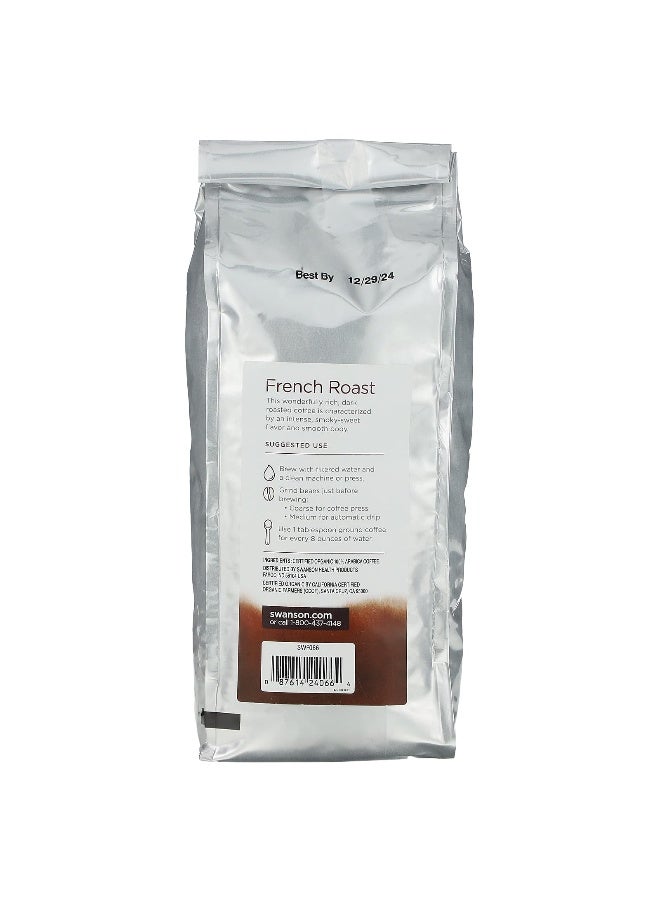 SWANSON قهوة سوانسون العضوية، تحميص فرنسي، حبوب كاملة، تحميص داكن، 16 أونصة (454 جرام) - Image 2