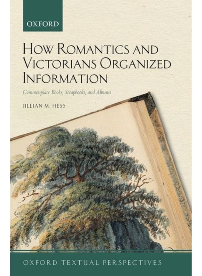 How Romantics and Victorians Organized Information Commonplace Books Scrapbooks and Albums - Paperback