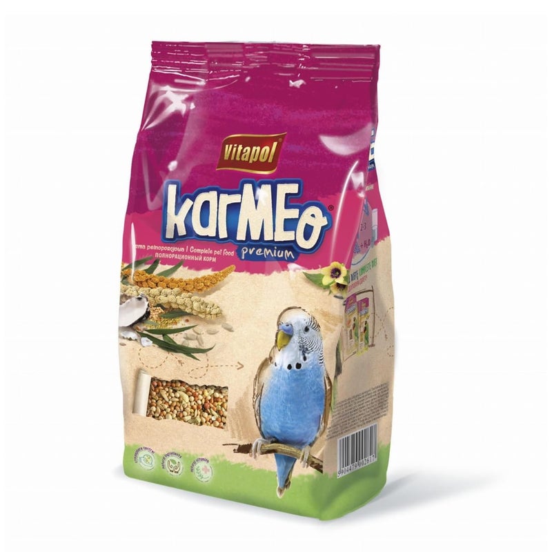 Vitapol Karmeo Premium Budgie Food | Complete Balanced Seed Mix for Budgerigars | Rich in Vitamins & Minerals | Supports Healthy Digestion, Vibrant Feathers & Energy (500 Gram) - Image 4
