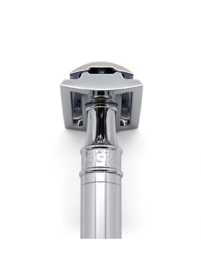Edwin Jagger Des89Bl Chrome Short De Safety Razor (Closed Comb)  - Image 2