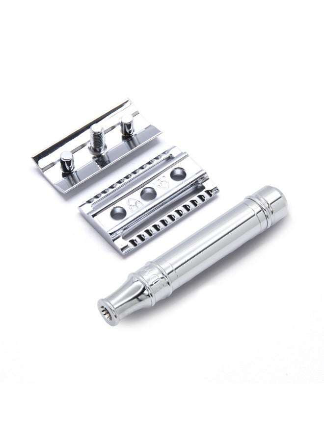 Edwin Jagger Des89Bl Chrome Short De Safety Razor (Closed Comb)  - Image 4