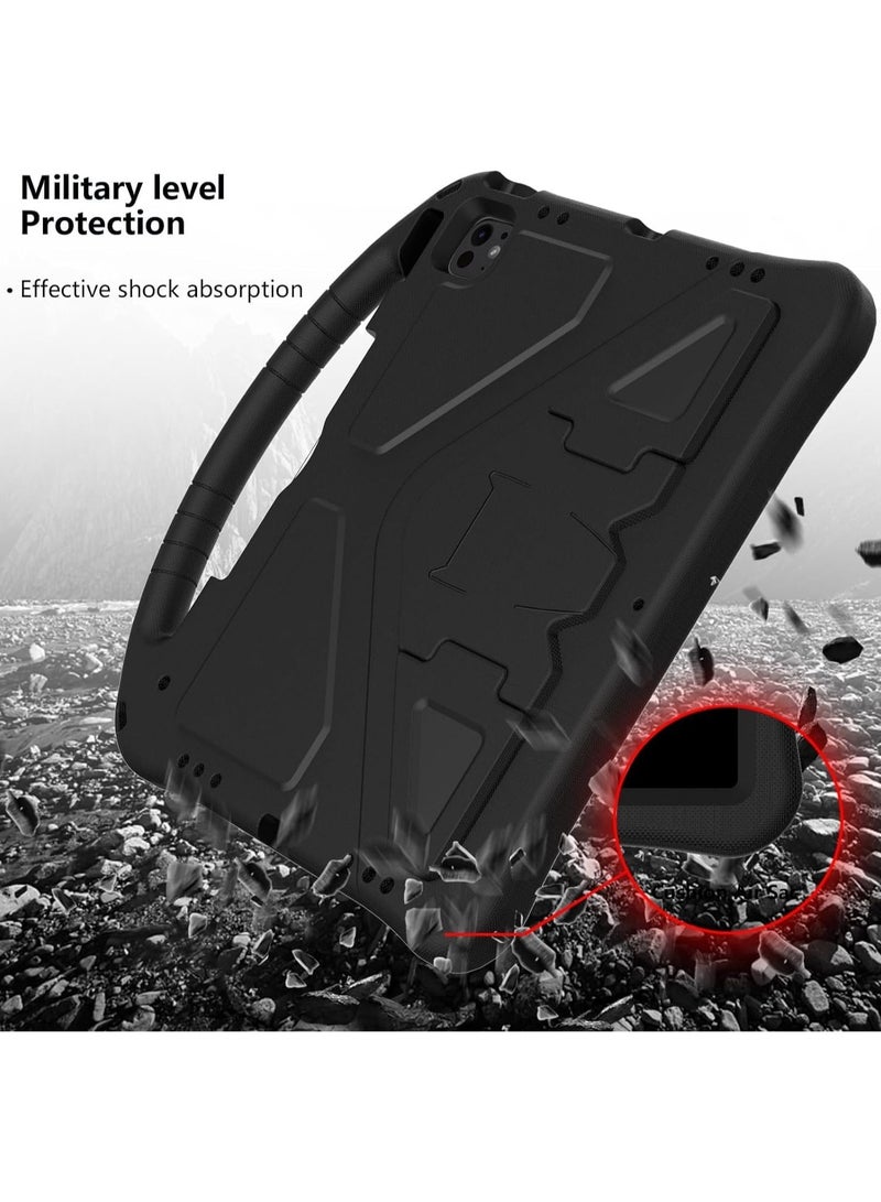 عام حافظة للأطفال متوافقة مع آي باد برو 13 (2024) حافظة للكمبيوتر اللوحي ، حافظة واقية خفيفة الوزن من إيفا للأطفال مقاومة للصدمات ، حافظة واقية مقاومة للصدمات - Image 5