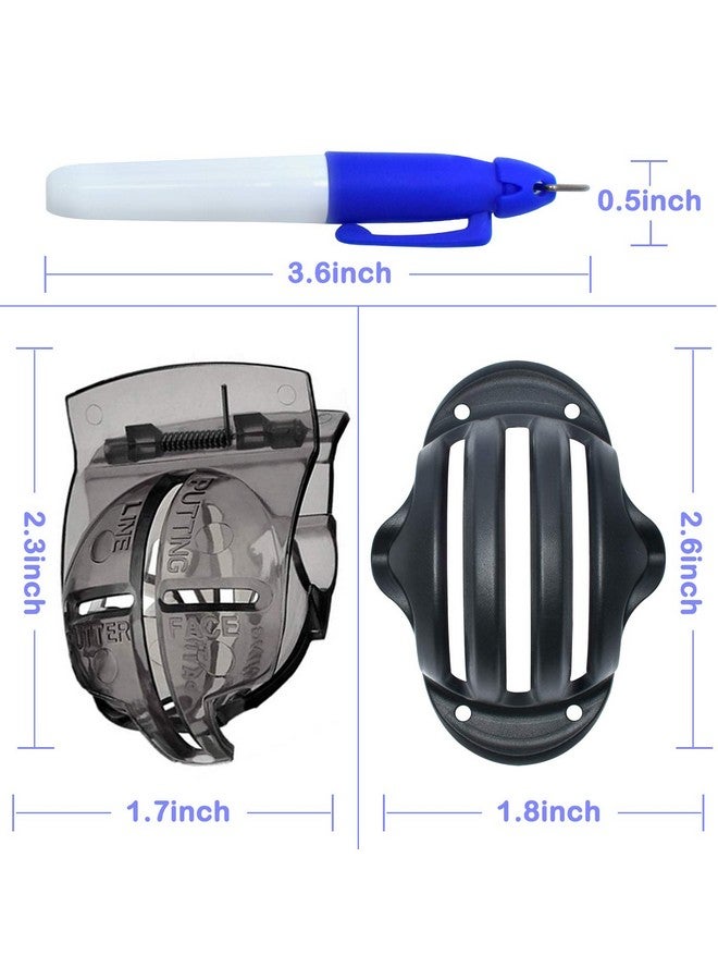 Cualfec 8 Pack Golf Ball Marker,Golf Ball Line Drawing Marker,Golf Ball Liner Golf Ball Marking Tool Kit Golf Accessories Golf Ball Marker Stencil - Image 4
