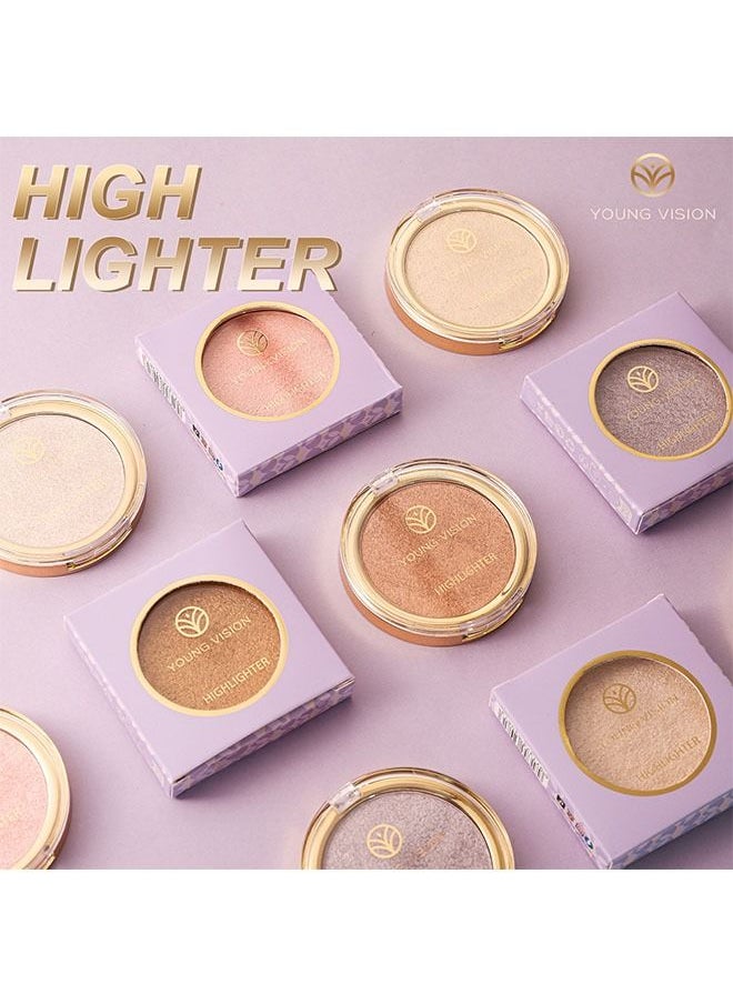Highlighter Makeup Powder 06, Made With High-Quality Ingredients, Gentlely On The Skin and Provide Long-Lasting Wear, Suitable Under Makeup With Long Lasting Shine Finish