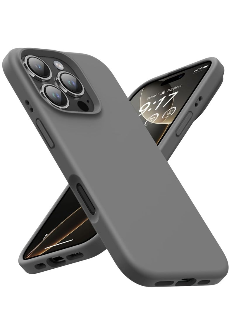 iPhone 16 Pro Case Cover Liquid Silicone Silky-Soft Touch Full-Body Protective Case with Microfiber Lining Cover For iPhone 16 Pro 6.3-inch - Image 1