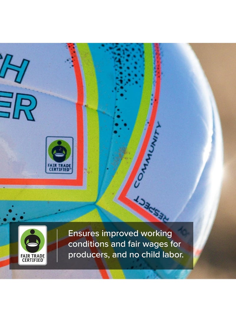 Senda Playa Beach Soccer Ball Size 4-Orange/Yellow - Image 3