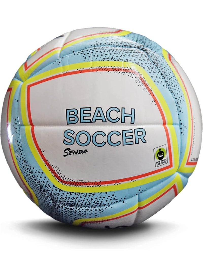 Senda Playa Beach Soccer Ball Size 4-Orange/Yellow - Image 1