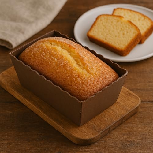 Esslly Rectangular Baking Mold | Pure Cellulose Cardboard, Oven Safe up to 220°C | Freezer Safe |Classic Brown Color | Ideal for 100g Brownies |80x40x40 mm | Food Fat Resistant | Pack of 25 - Image 3