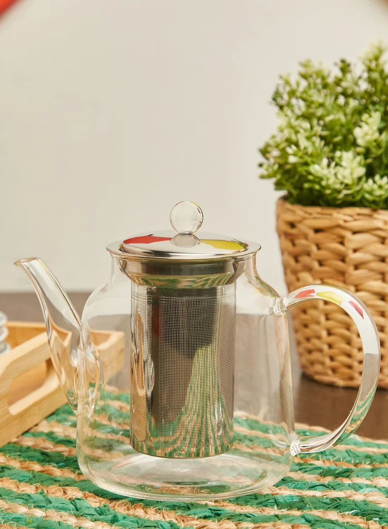 Premier High Borosilicate Teapot With Strainer 1000Ml