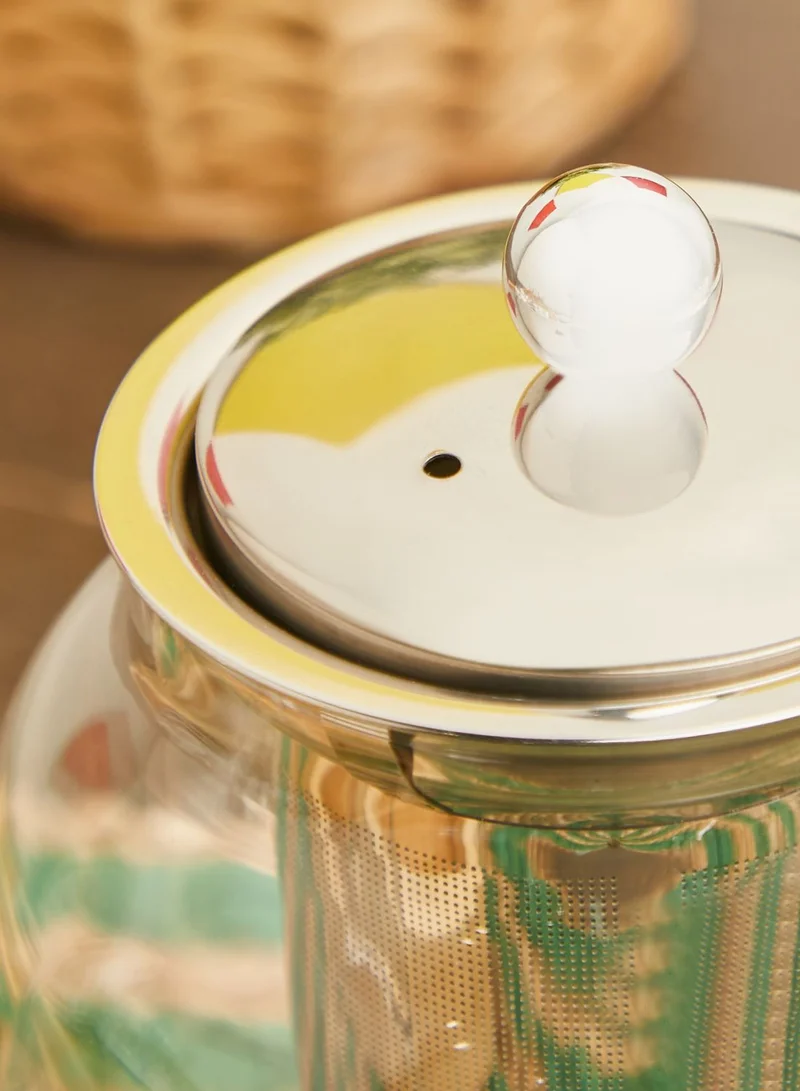 Premier High Borosilicate Teapot With Strainer 1000Ml