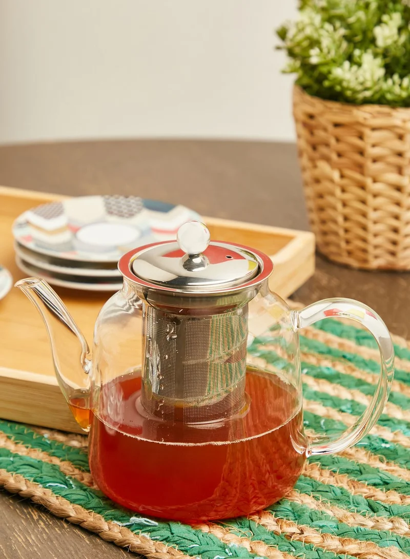 Premier High Borosilicate Teapot With Strainer 1000Ml