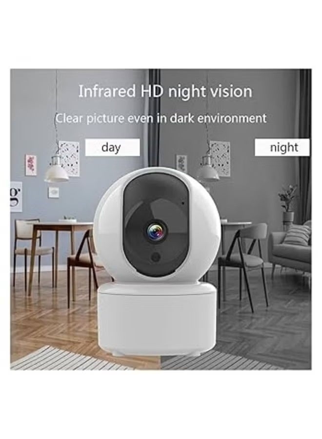 GO-DES 360 Degree Home Security Camera, Indoor Security Camera Ultra Clear Picture Quality with Dual Light Sources - Image 2