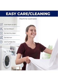 Bedsure Bedsure Waterproof Super King Zipped Bed Bug Mattress Protector - anti Allergy dust mite mattress cover, fully Mattress Encasement with Zip super king (182 x 200 +30cm)  - Image 5