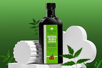 Nature Spell Neem Castor Oil for Hair Skin 150 ml Pure and Natural Neem Oil and Castor Oil for Healthy Shiny Hair Body Oil to target acne and dry skin Made in the UK - Image 4