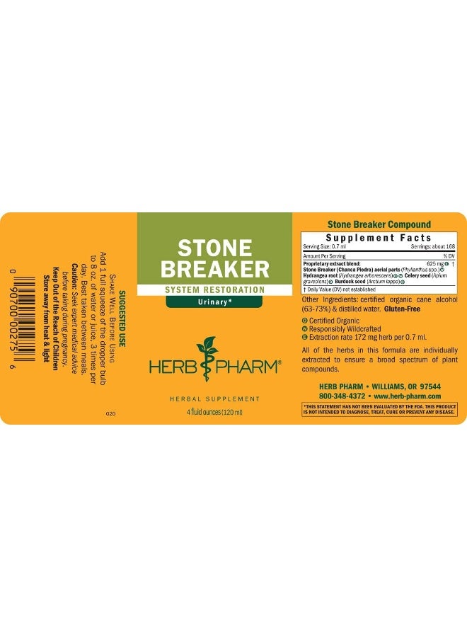Herb Pharm Stone Breaker (Chanca Piedra) Compound for Urinary System Support - 4 Ounce - Image 2