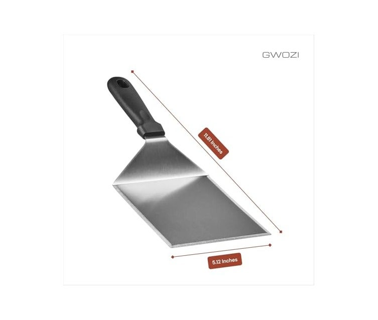 Cake Cutter and Shell/Pastry Server, Serrated Edge Slicing Knife, Rust Resistant Stainless Steel with Insulated Handle - Image 2
