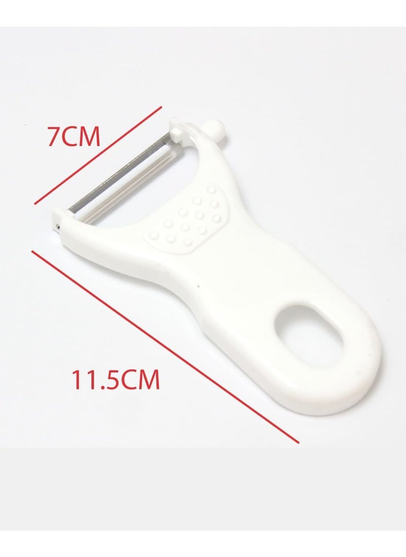 Generic - Set of 2 V-Shaped Vegetable Peelers – Ultra-Sharp Stainless-Steel Blade - Image 1