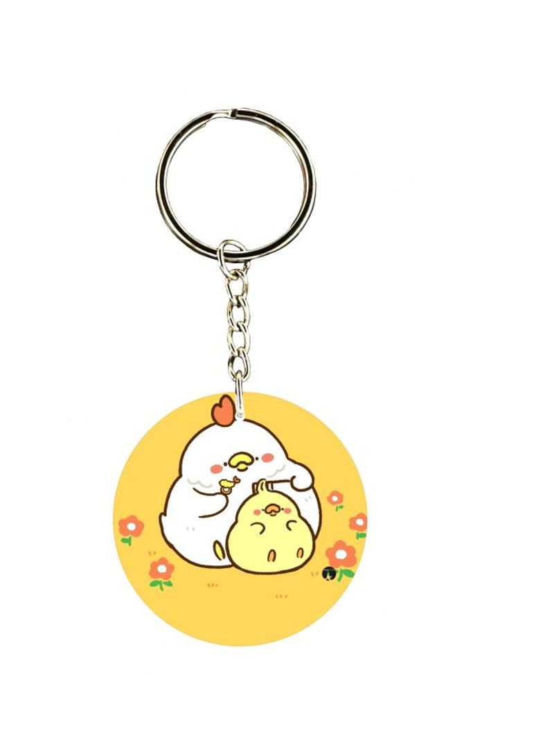 RKN Cartoon Printed Keychain