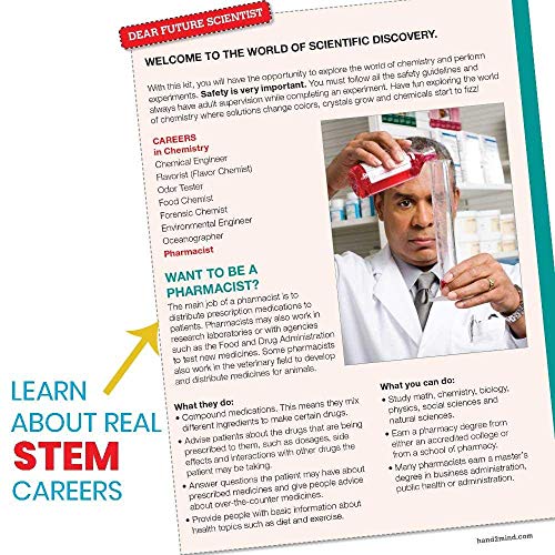hand2mind Fizz Chemistry Science Kit for Kids Ages 8-12, 32 Science Experiments and Fact-Filled Guide, Make Your Own Foam and Crystals, Educational Home Learning, Homeschool Science Kits - Image 3