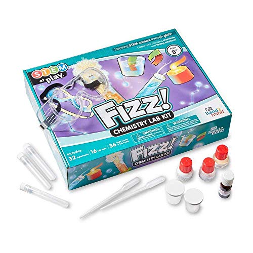 hand2mind Fizz Chemistry Science Kit for Kids Ages 8-12, 32 Science Experiments and Fact-Filled Guide, Make Your Own Foam and Crystals, Educational Home Learning, Homeschool Science Kits - Image 5