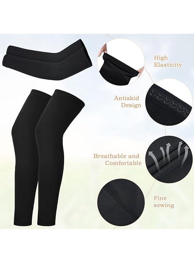 Muyixin Outdoors Sports Compression Arm Sleeves for Men & Women (2 Pairs)  - Image 2