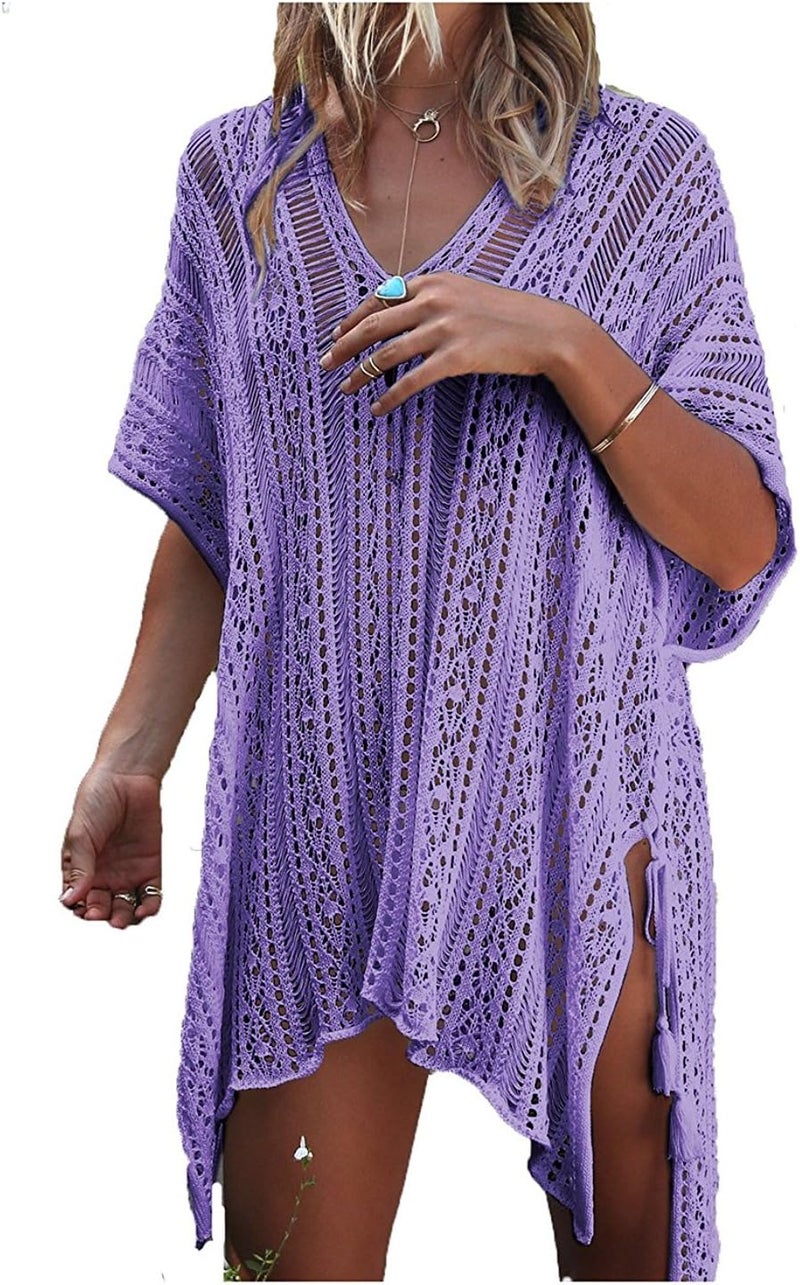 HARHAY Women's Summer Swimsuit Bikini 2023 Beach Swimwear Crochet Cover up - Image 1
