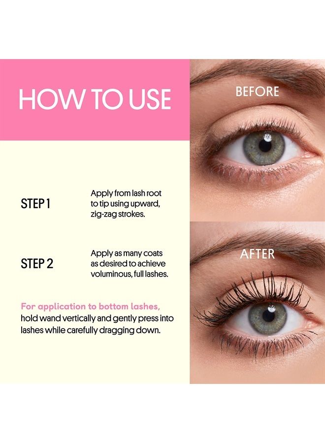 Winky Lux So Extra Mascara, Voluminous Mascara and Lengthening Mascara - Black Mascara Eye Makeup - Image 4