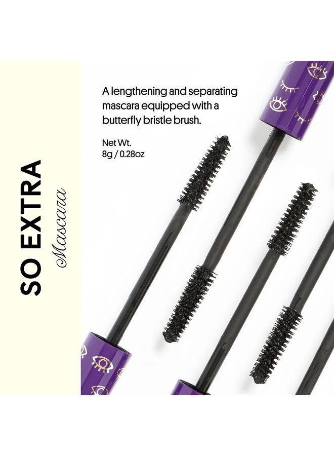 Winky Lux So Extra Mascara, Voluminous Mascara and Lengthening Mascara - Black Mascara Eye Makeup - Image 2