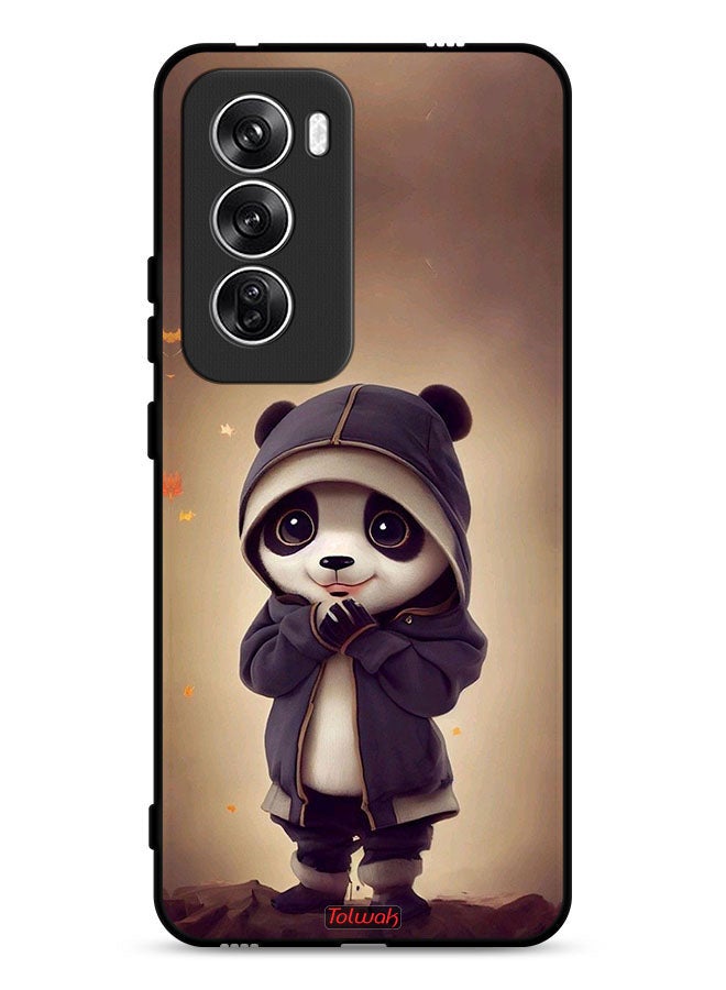 Tolwak Oppo Reno12 5G Protective Case Cover Cute Little Panda - Image 1
