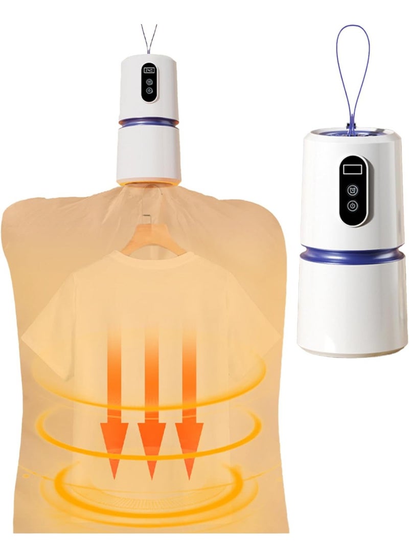 LBMT Portable Clothes Dryer with Timer, Portable Dryer with 360° Hot Air Technology & Dry Bag, Quiet Operation Mini Laundry Dryers, 30-240 Min Timer, for Travel, Apartment, RV, Dorm - Image 1