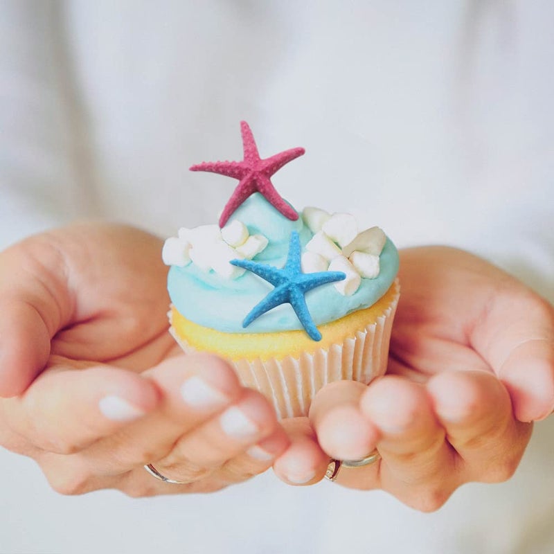 Jogilboy 2 Pieces 3D Starfish Silicone Mold Diy Silicone Mold Fondant Pudding Jelly Candy Chocolate Dessert Cake Decoration Baking Tool Handmade Soap Maker - Image 5