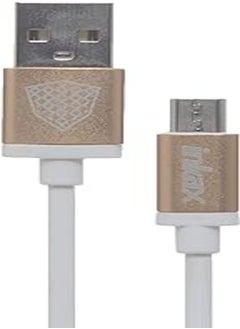 Inkax Inkax Ck-09-Micro Cable Led 2.1A 1M For IOS - White Gold 