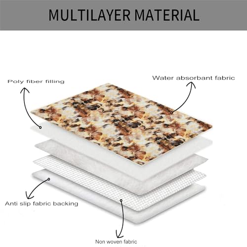 AMAZE ATTIRES Velvet Printed Sofa Seat Cover For 3 Seater With Heavy Antiskid Backing & Easily Machine Washable Sofa Seat Runner For Couch Or Home Living Area (22 X 68 Inches) Aaqsr004-3 - Image 3