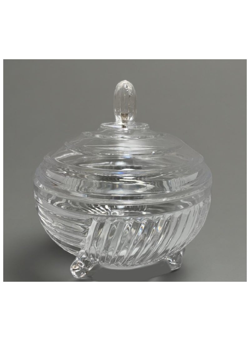 Crystal date with lid - Image 2