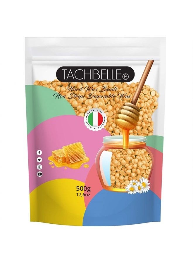 Tachibelle - Easy to Use Hard Wax Beans,Hair Removal Full Body Brazilian Bikini Beads Waxing for Sensitive Skin Face Bikini Legs Eyebrow Passionfruit 500g/1.1 lb Made In Italy (Mango) - Image 1