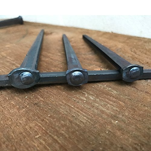 OLD NAIL SOURCE 6"- Steel Square Common Rose Head STANDARD-60d - Large Spike Nails (5 Nails) - Image 5