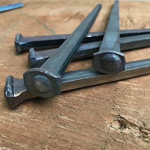 OLD NAIL SOURCE 6"- Steel Square Common Rose Head STANDARD-60d - Large Spike Nails (5 Nails) - Image 4