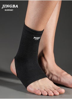 JINGBA SUPPORT JINGBA Sports Ankle Support Ankle Compression Sleeve (1 piece), Breathable Ankle Support For Men And Women, Ankle Compression Socks SuitableVFor Swelling, Plantar Fasciitis, Sprains L Size  - Image 1