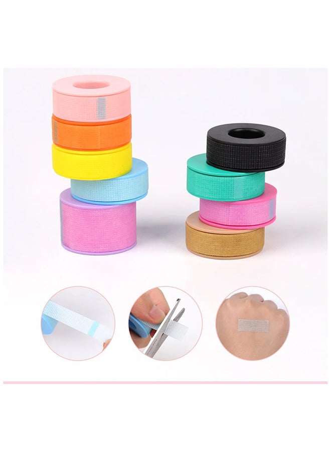 IOLITE Eyelash Extension Tape Sticker Isolation With Holes Breathable Sensitive Resistant Non-woven Gel Tape Patches Eye Pads 1.2cmx3.6m ILCT0 white - Image 3