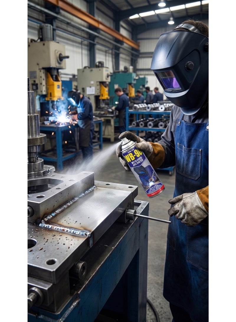 ®ACTION CAN WB-90 Water-based anti-spatter 500ML Water-based anti-welding spray prevents weld spatter from sticking and makes cleaning easier. - Image 2