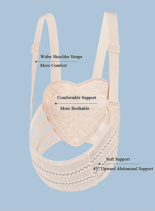 Pregnancy Belly Support Band, Adjustable Breathable Abdominal Support Band, Relieve Back Waist Pelvic Pain - Image 2