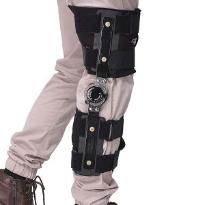 SpiffySky Adjustable Universal R.O.M. Knee Brace for Men and Women | Orthopedic Support for Knee Injuries | One-Size-Fits-All - Image 4
