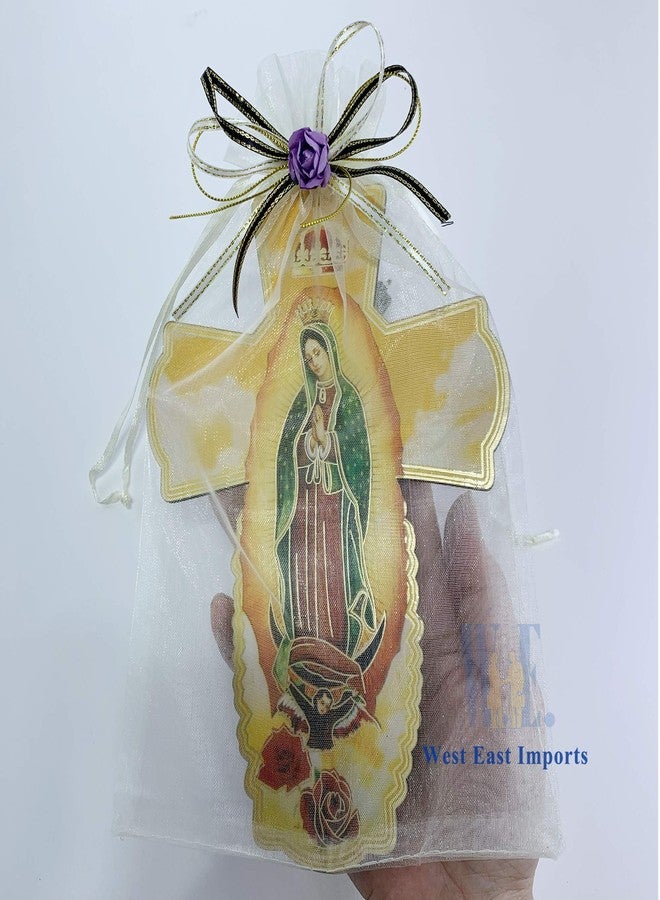 WE Memorial favor 12PCS Our Lady of Guadalupe Wall Cross/Recuerdos para Novenario Aniversario (purple) - Image 5