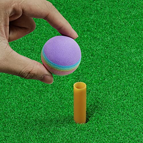 Scott Edward Air Golf Practice Balls, Multicolor and Lightweight Sponge Ball, 20 Pieces, Golf Training Indoor and Outdoor, for Backyard Hitting Mat, Soft for Children, Pets (Purple) - Image 5
