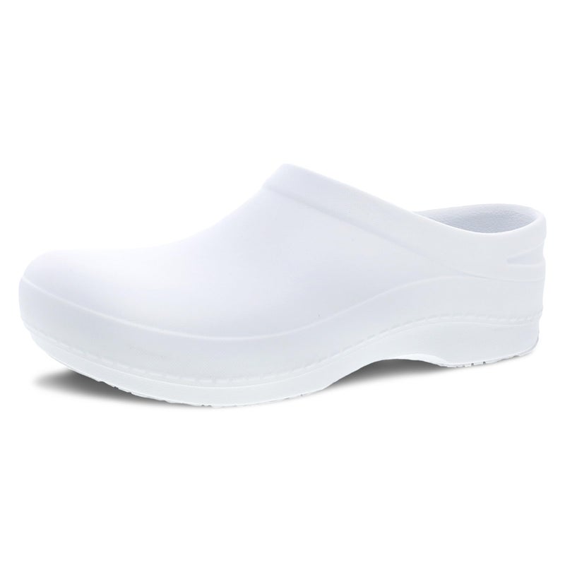 Dansko Women's Kaci Occupational Mule Clog - Lightweight and Slip Resistant Made with Bio-Based EVA for Long-Lasting Wear - Great for Healthcare, Food Service, Landscaping White 7.5-8 M US - Image 1