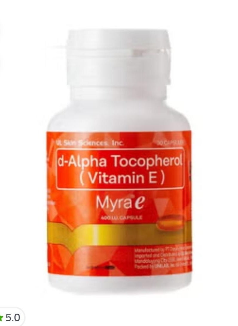 MYRAH Pack of 30 capsules de alpha tocopherols
